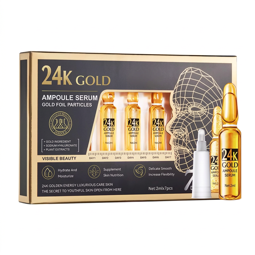 24K Gold Ampoule Ritual box